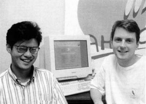 Yahoo founders Jerry Yang and David Filo 