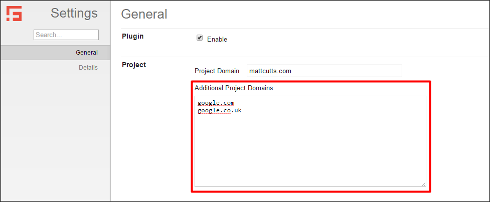 Multiple domain support